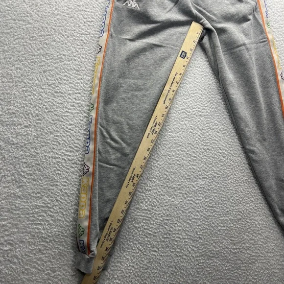 KAPPA Sweatpants Womens Small Gray Fleece Jogger Adult No Drawstring - Picture 8 of 16